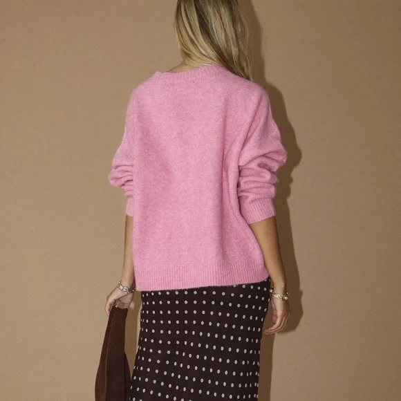 Bailey Rose Pink Dalmatian Sweater S - Picture 4 of 5